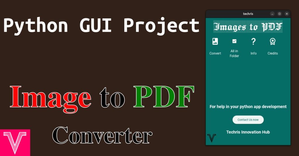 Python GUI project - Free Image to PDF converter